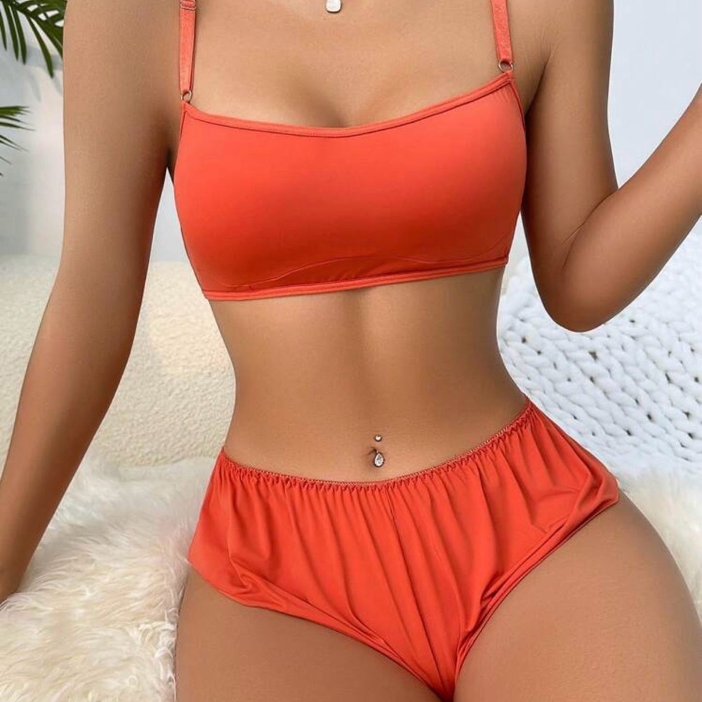 Stylish Orange sexy night set